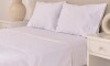 Juego de Sabana Super King Finezza 400 Hilos - Pilar Blanco