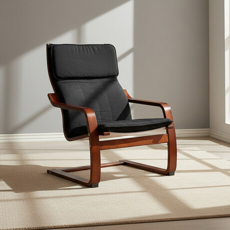 SILLA SILLÓN FLEX TELA NEGRO A1301 PKSBO