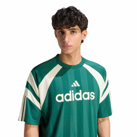 Remera de Hombre Adidas M Tiro Jrsy Verde - Beige