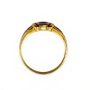 Anillo Solitario-Oro Bajo-Piedra Zafiro-AN8127 conpiedra