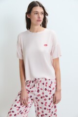 PIJAMA LARGO KISS Rosa