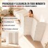 Biombo Divisor Separador Ambientes 4 Paneles Rattan 180m Rattan Imback Color Blanco Biombo Divisor Separador Ambientes 4 Paneles Rattan 180m Rattan Imback Color Blanco