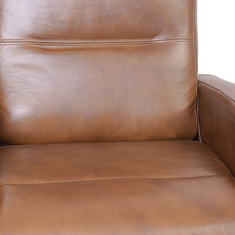RECLINABLE CUERO MARRON AOI