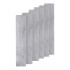 Piso Diseño Simil Madera Vinilico X20 M2 Tablillas Adhesivo Variante Color Gris
