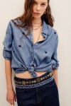 CAMISA METAL HEART Azul