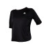 T-SHIRT MC WMN TRNG LOOSE azul stone NEGRO