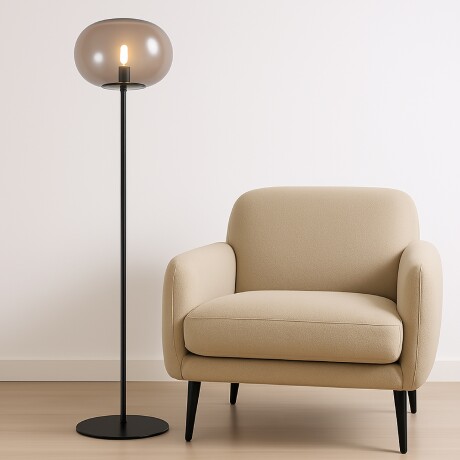 ARTEFACTO DECORATIVO DE PIE PIREO - NEGRO Luminaria de Pie Pireo Negro