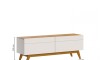 Rack para TV Stand Classic 1.4 - Linea Manhattan Natural/Blanco