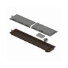 RECEPTACULO LINEAR PVC SIN SIFON TAPA GRIS Receptaculo Linear Pvc Sin Sifon Tapa Gris