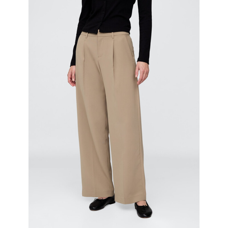 365 LR WIDE LEG - TRIBECA TWILL BEACHWOOD