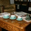 Taza cerámica Milán 150ml Celeste