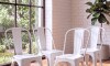 Silla Tolix Pack 4 unidades Metálica Blanco