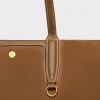 Bolso Paddock en efecto gamuza Verde
