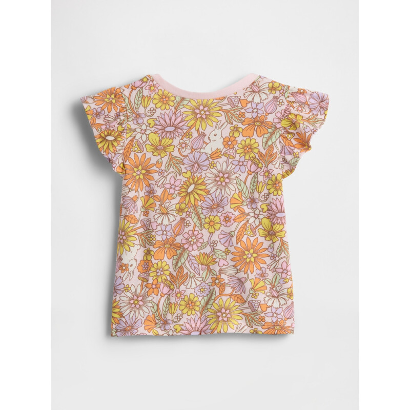 V-BF PRINT SS TEE SP26 SP EASTER FLORAL