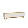 Rack para TV - Classic 1.8 Linea Manhattan - Blanco Rack para TV - Classic 1.8 Linea Manhattan - Blanco