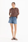REMERA KISSES Marron