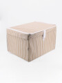 CAJA ORGANIZADORA RAYAS BEIGE
