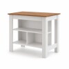 Mesa Isla de Cocina Blanco/Freijo Mesa Isla de Cocina Blanco/Freijo
