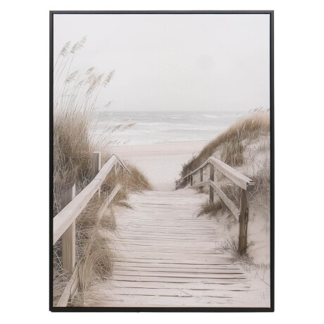 CUADRO DUNE I, 60X80, NATURAL/BEIGE PAPEL F1H252798