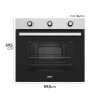 Horno Empotrar Convección Eléctrico Petra Inox 76l Ltc Horno Empotrar Convección Eléctrico Petra Inox 76l Ltc