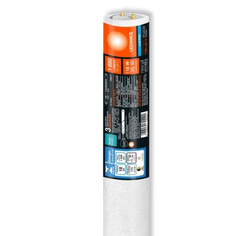 TUBO LED LEDVANCE OSRAM T8 G13 G7 18W 120CM Tubo LED T8 18W LEDVANCE OSRAM G7 Luz Neutro