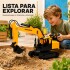 Excavadora a Control Remoto con Luz y Sonido 36 cm AMARILLO