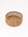 BANDEJA REDONDA TEJIDA MARRON