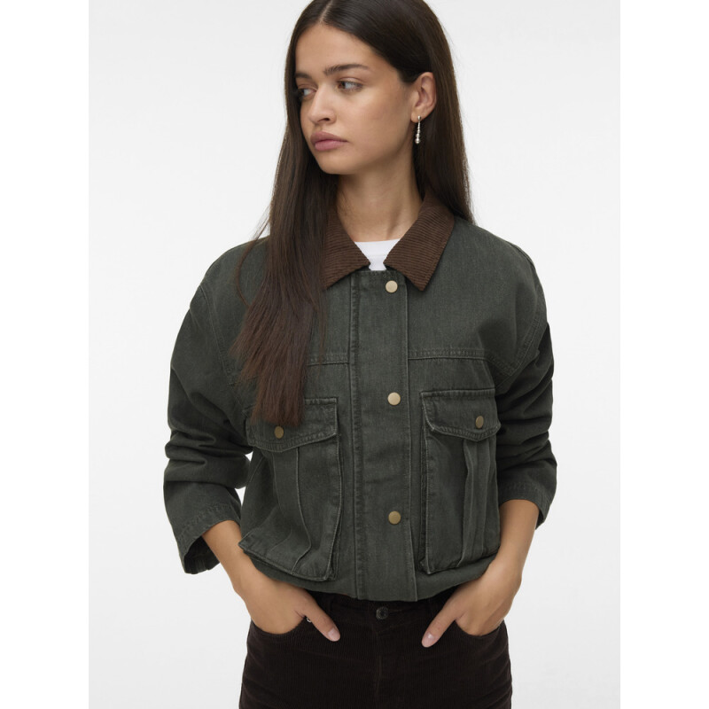 VMSAYLOR LS DENIM JACKET Grape Leaf