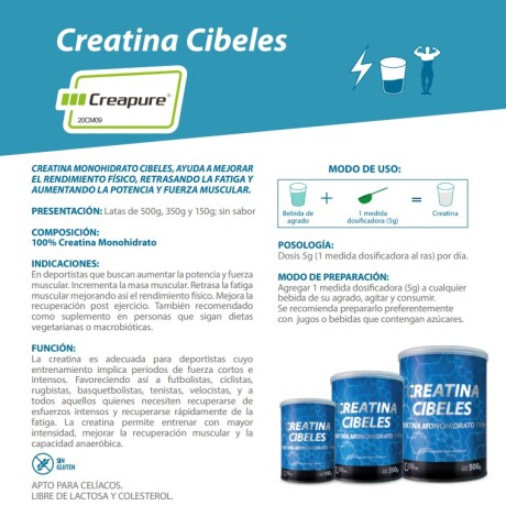 Creatina 350g Cibeles Nutrition Creatina 350g Cibeles Nutrition