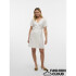 VMMYMILO S/S SHORT WRAP DRESS WVN GA SNOW WHITE