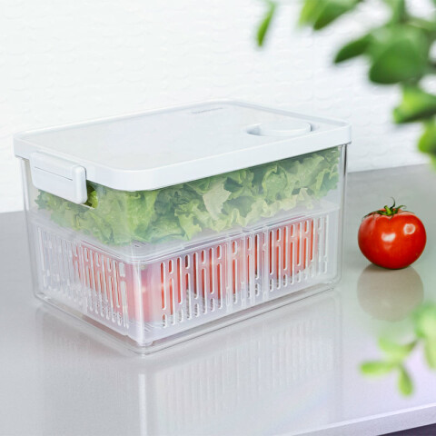 Organizador para heladera 6,2 lt con tapa -TRAMONTINA TF0404