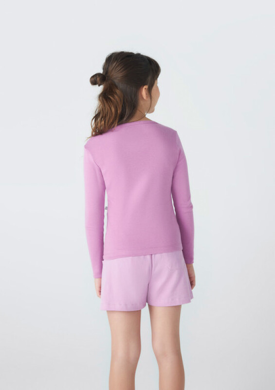 BLUSA ML FEM ROSA OSCURO