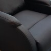 Sillón Recliner 1 Cuerpo Cuero Sintético - Adri Negro