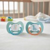 Set x2 chupetes BUBA fisiologico 0-6 meses dino magic