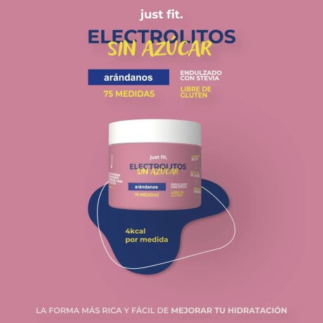 Electrolitos Sabor a Frutos del bosque JUST FIT Electrolitos Sabor a Frutos del bosque JUST FIT
