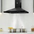 Campana De Cocina Extractor Goldtech 60cm Inoxidable Luz Variante Color Negro