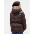 V-ULTIMATE WAISTED PUFFER DARK BROWN 1