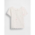 SS EMB SCALLOP TRIM TEE - APRIL ICE CREAM 2