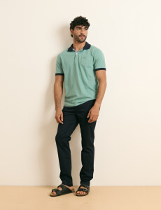 520753 REMERA HARRINGTON LABEL Verde