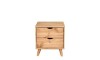 Mesa De Luz Madera Maciza Nordica 2 Cajones - Linea Dublin Mesa De Luz Madera Maciza Nordica 2 Cajones - Linea Dublin