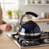 Caldera en acero inox. 3.0 LT Alta Calidad Roja Azul