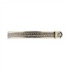 Brazalete Cruz-Plata y Oro-Sin piedra- BR5001 sinpiedra