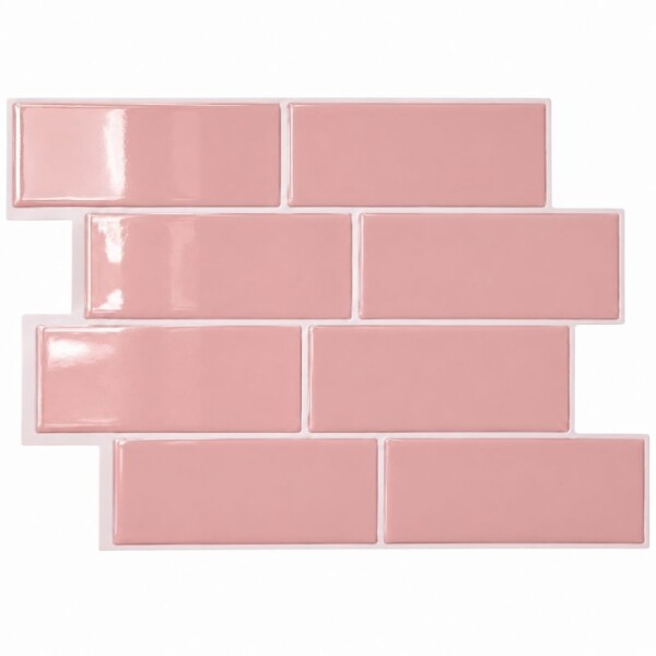 REVESTIMIENTO ADHESIVO 29 X 21 - LADRILLO ROSADO PACK X 10 REVESTIMIENTO ADHESIVO 29 X 21 - LADRILLO ROSADO PACK X 10