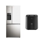 Heladera Electrolux Multidoor Inverter No Frost 633 Lts Con Dispensador Inox + Freidora de Aire Electrolux 3L EAF05 ¡De Regalo!