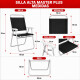 Silla Master Plus Aluminio NEGRO