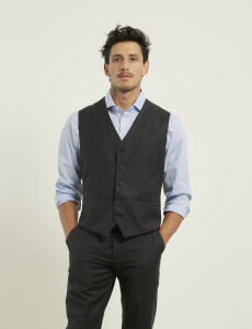 470699 CHALECO VESTIR HARRINGTON LABEL Gris