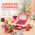Caja Registradora Infantil Juguete C/ Sonido y Accesorios Color Rosa