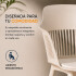 Silla Comedor ComboHome Cocina Aurora Marcela Nórdica 83Cm ® Beige 1