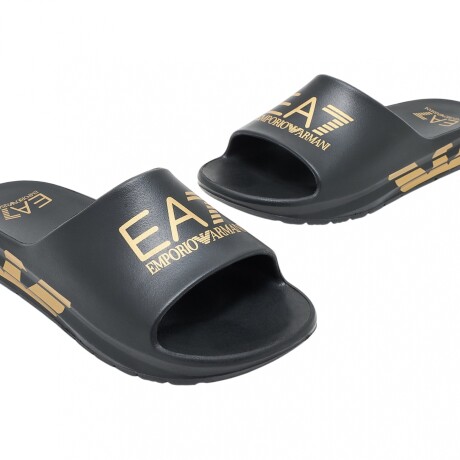 AE7 Crusher Distance slides with oversized logo Black/Gold