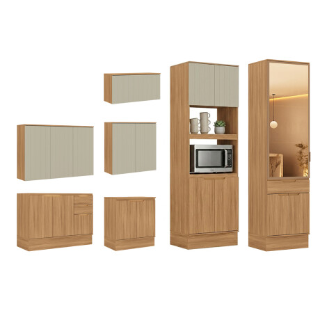 COCINA MODULADA COMPLETA - 100% MDF - 7 módulos COCINA MODULADA COMPLETA - 100% MDF - 7 módulos